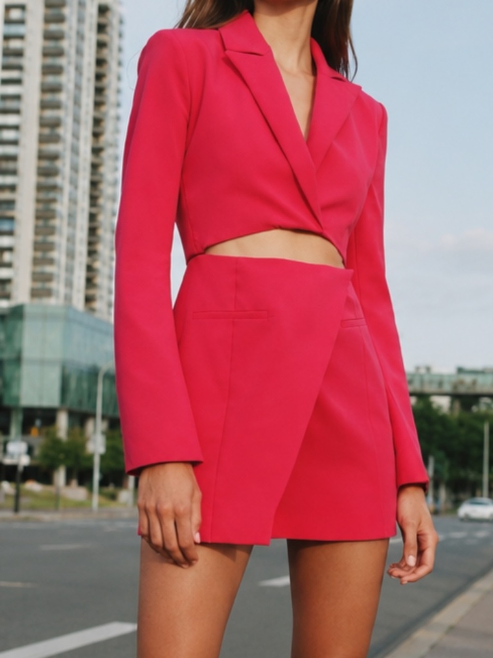 Zara Cut Out Blazer Dress NWT Party Elegant Travel Vacation